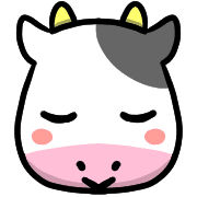 อิโมจิไลน์ Happy cows Emoji