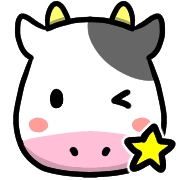 อิโมจิไลน์ Happy cows Emoji