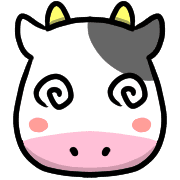 อิโมจิไลน์ Happy cows Emoji