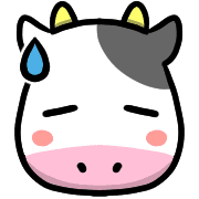 อิโมจิไลน์ Happy cows Emoji