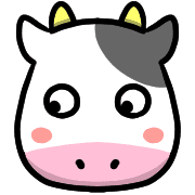 อิโมจิไลน์ Happy cows Emoji