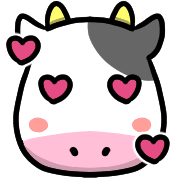 อิโมจิไลน์ Happy cows Emoji