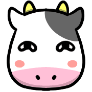 อิโมจิไลน์ Happy cows Emoji