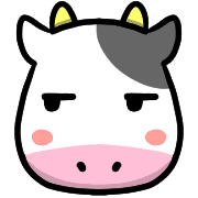 อิโมจิไลน์ Happy cows Emoji