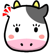 อิโมจิไลน์ Happy cows Emoji