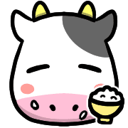 อิโมจิไลน์ Happy cows Emoji