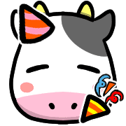 อิโมจิไลน์ Happy cows Emoji