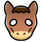 อิโมจิไลน์ Happy horses Emoji