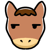 อิโมจิไลน์ Happy horses Emoji