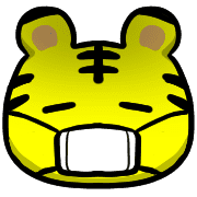 อิโมจิไลน์ Happy tigers Emoji