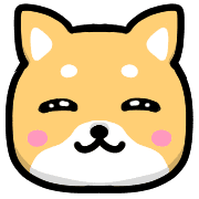 อิโมจิไลน์ Happy Shiba inu Emoji