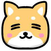 อิโมจิไลน์ Happy Shiba inu Emoji