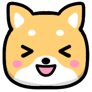 อิโมจิไลน์ Happy Shiba inu Emoji