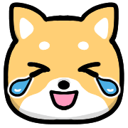 อิโมจิไลน์ Happy Shiba inu Emoji