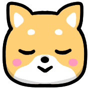 อิโมจิไลน์ Happy Shiba inu Emoji