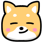 อิโมจิไลน์ Happy Shiba inu Emoji