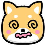 อิโมจิไลน์ Happy Shiba inu Emoji