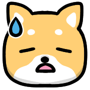 อิโมจิไลน์ Happy Shiba inu Emoji