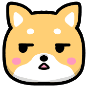 อิโมจิไลน์ Happy Shiba inu Emoji