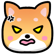 อิโมจิไลน์ Happy Shiba inu Emoji