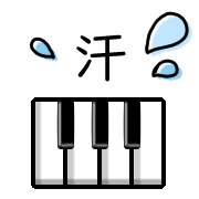 อิโมจิไลน์ Happy piano Emoji