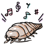 อิโมจิไลน์ Happy Bathynomous dorsalis Emoji