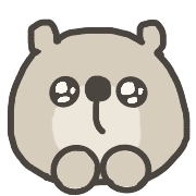 อิโมจิไลน์ Brown bear Emoji daily