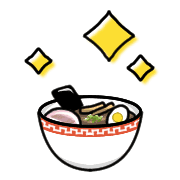 อิโมจิไลน์ Happy ramen Emoji