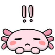 อิโมจิไลน์ Happy axolotl Emoji