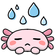 อิโมจิไลน์ Happy axolotl Emoji