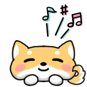 อิโมจิไลน์ Happy Shiba inu Emoji 2