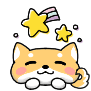 อิโมจิไลน์ Happy Shiba inu Emoji 2