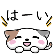 อิโมจิไลน์ Happy cat Emoji 2