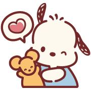 อิโมจิไลน์ Pochacco Emoji (Speech Balloons)