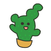 อิโมจิไลน์ Pop cactus,teineigo