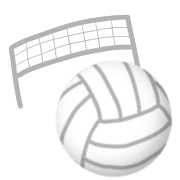 อิโมจิไลน์ Volleyball,daily use fukidashi