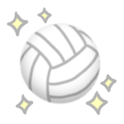 อิโมจิไลน์ Volleyball,daily use fukidashi