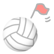 อิโมจิไลน์ Volleyball,daily use fukidashi