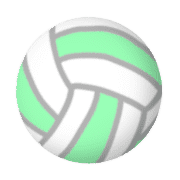 อิโมจิไลน์ Volleyball,daily use fukidashi