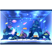 อิโมจิไลน์ Healing Aquarium emoji