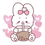 Pink bunny cute
