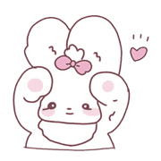 Pink bunny cute รูปที่ 31