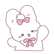 Pink bunny cute รูปที่ 34