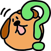อิโมจิไลน์ handy funnydog by ano (brown)