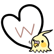 อิโมจิไลน์ Cute cockatiels and everyday emoji