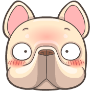 French Bulldog PIGU Animated Emoji รูปที่ 11