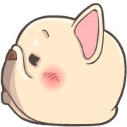 French Bulldog PIGU Animated Emoji รูปที่ 32