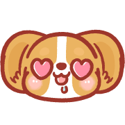 Corgi KaKa อิโมจิแอนิเมชัน