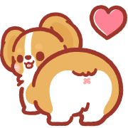 Corgi KaKa อิโมจิแอนิเมชัน
