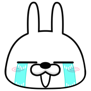 Moving rubbing rabbit อิโมจิแอนิเมชัน รูปที่ 5